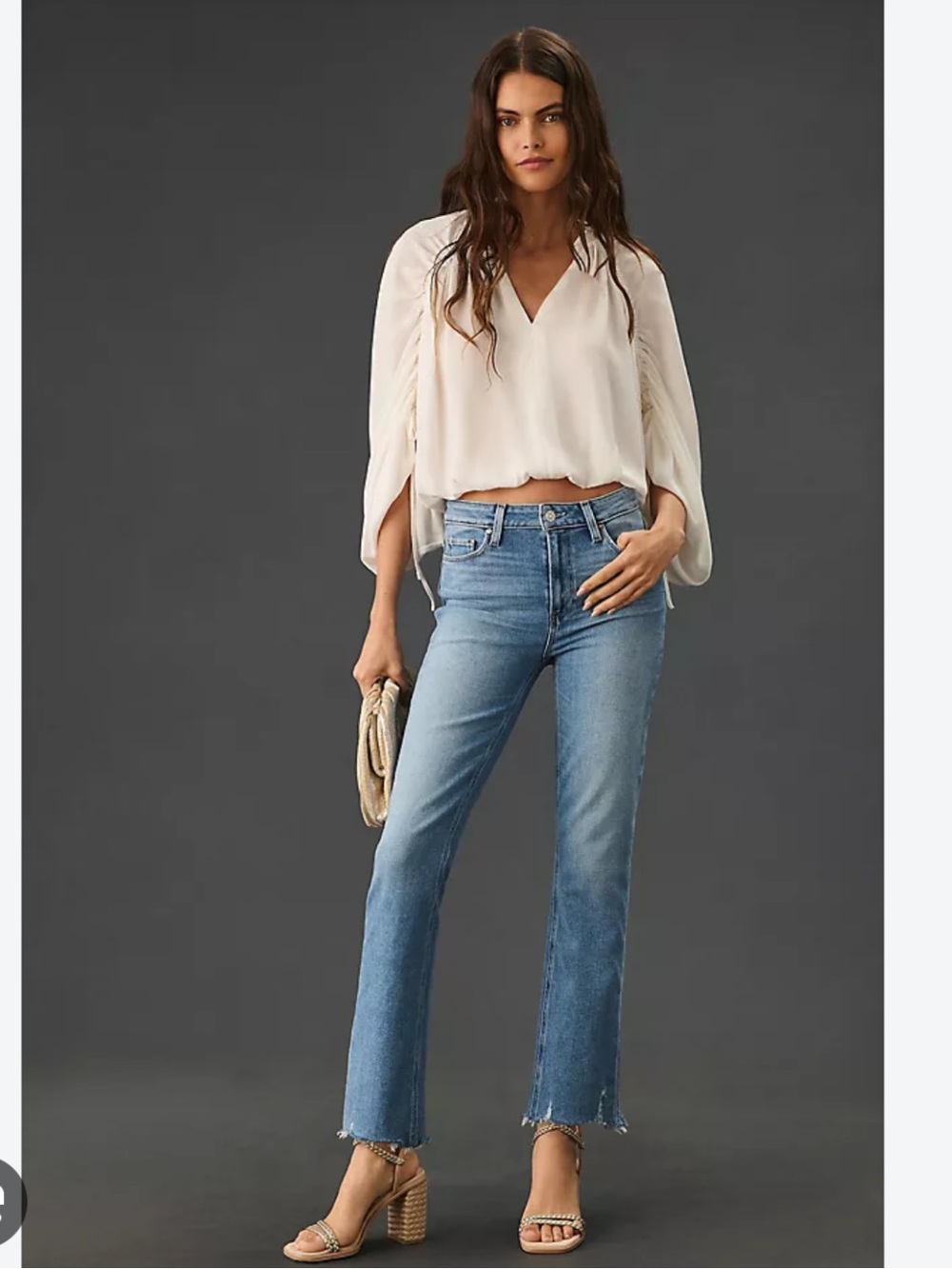 Paige Cindy high-rise straight-leg jeans